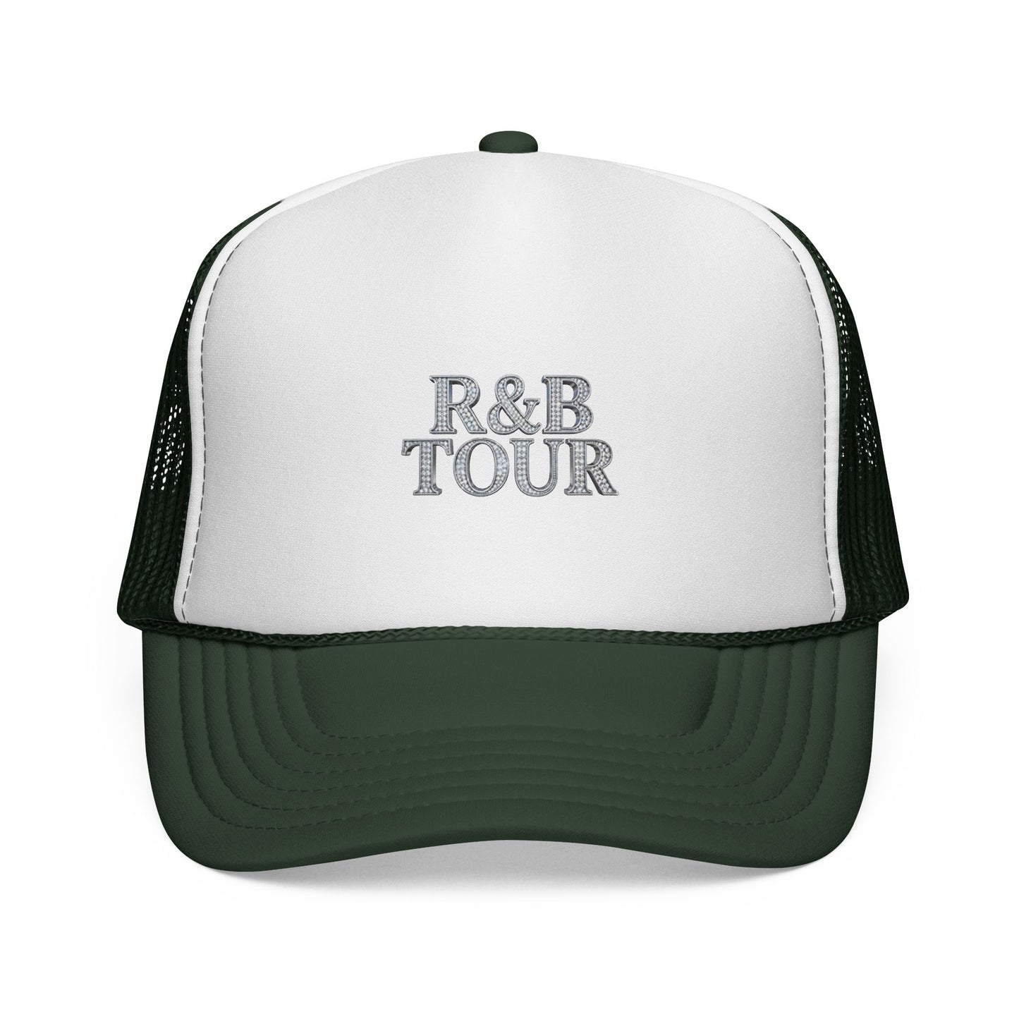 R&B Tour Trucker Hat — Vintage Embroidered Music Cap