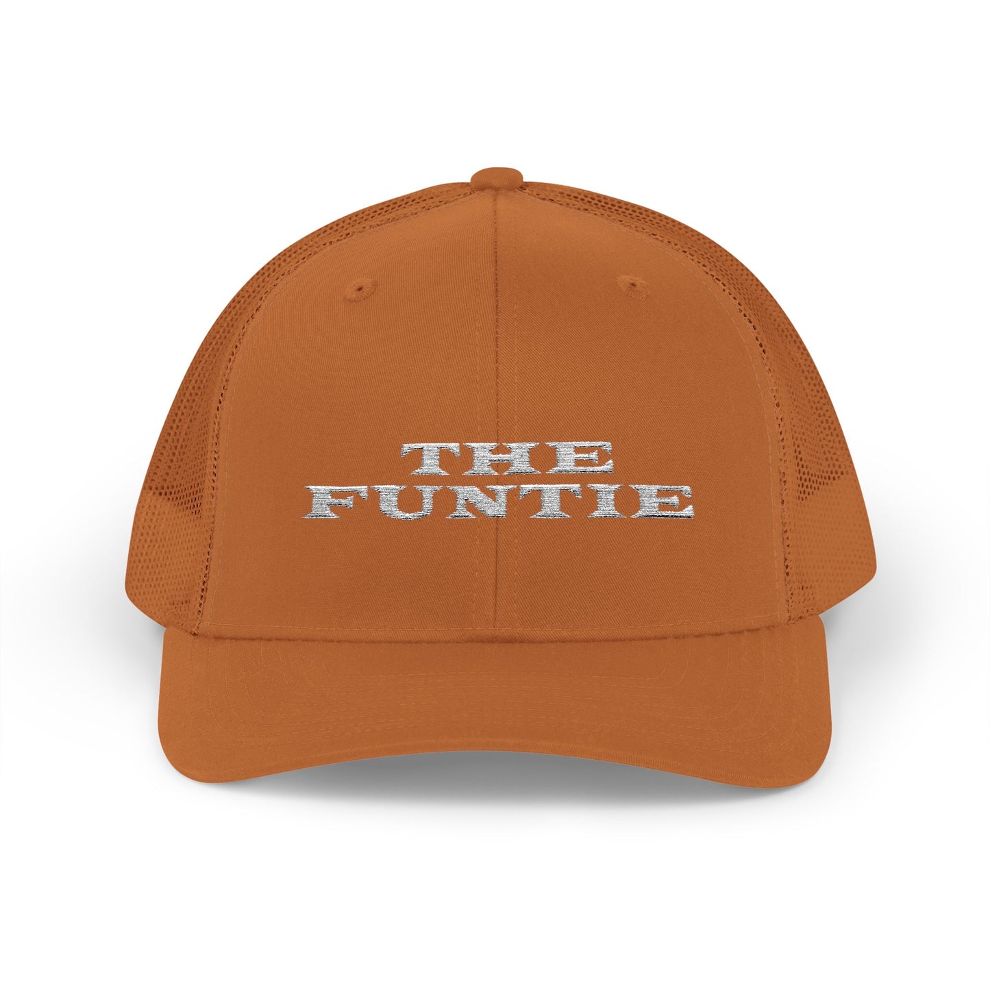 The Funtie Trucker Cap — Retro Embroidered Snapback Hat