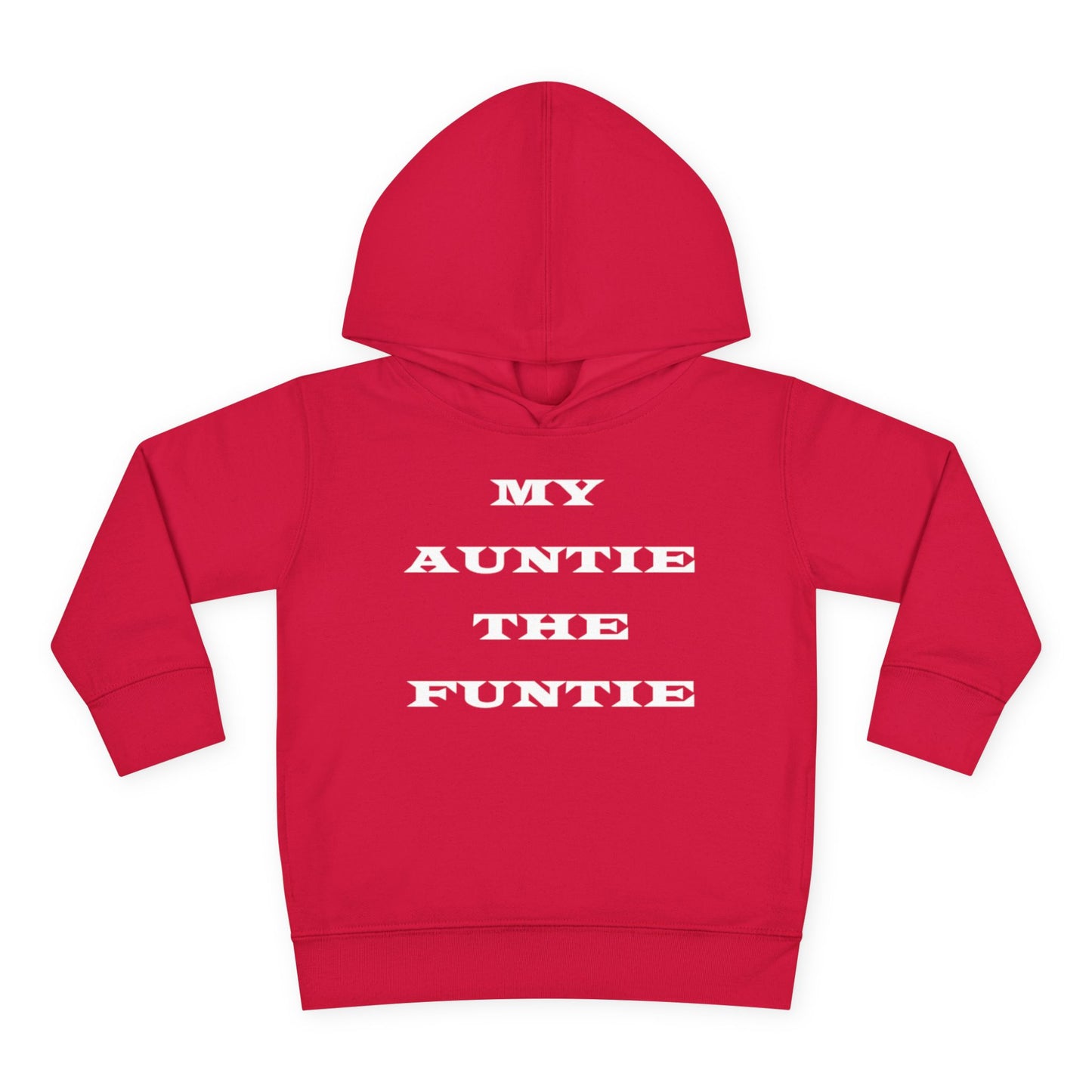 Toddler Hoodie — "My Auntie the Funtie" Cute Kids Pullover