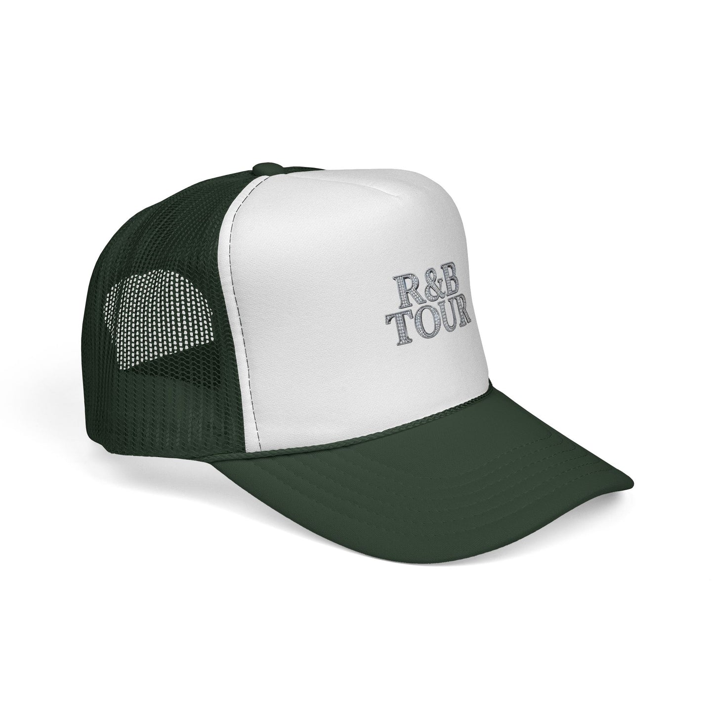 R&B Tour Trucker Hat — Vintage Embroidered Music Cap