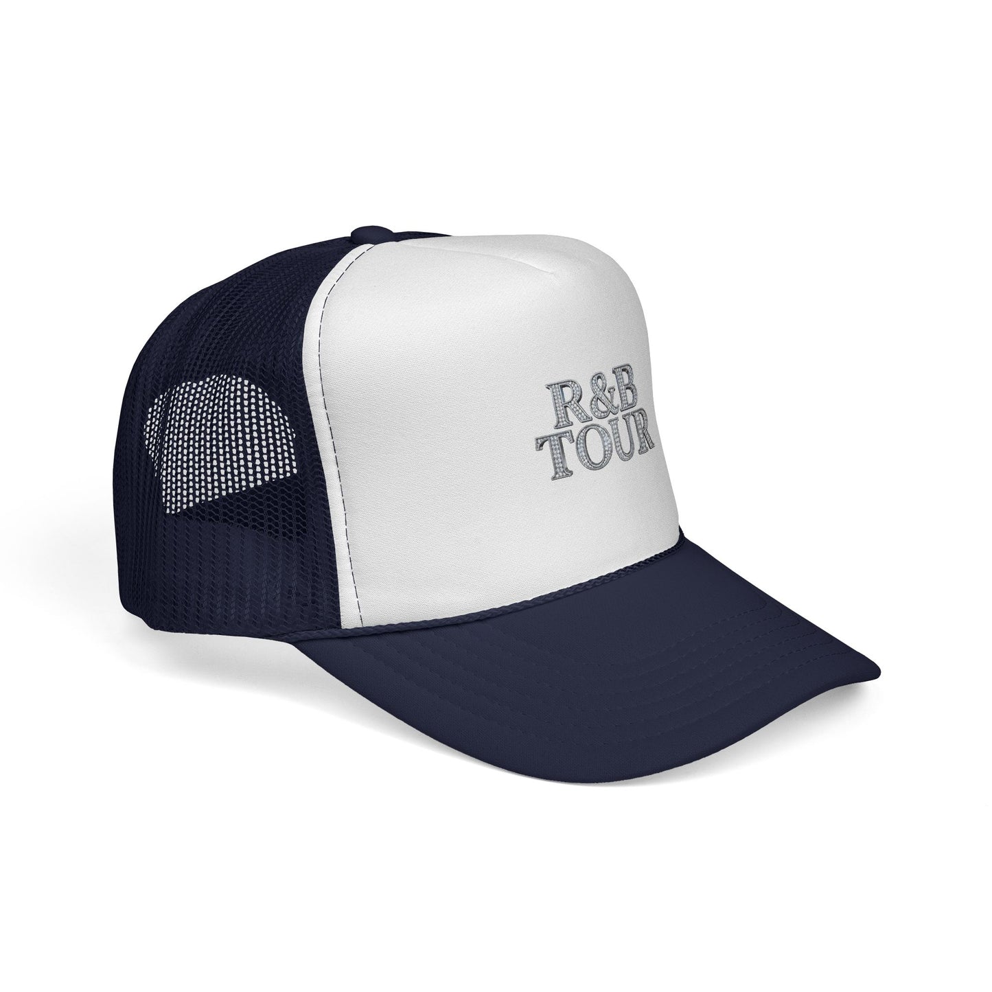 R&B Tour Trucker Hat — Vintage Embroidered Music Cap