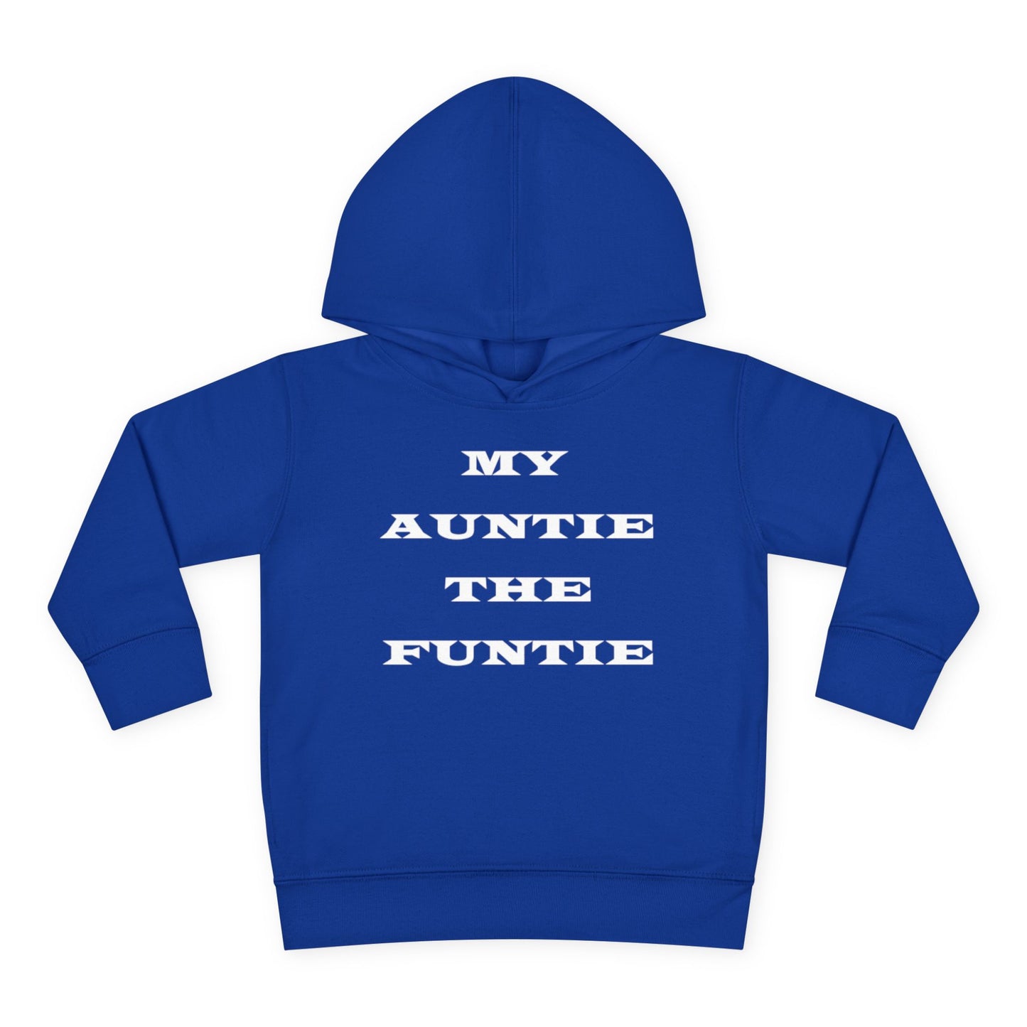 Toddler Hoodie — "My Auntie the Funtie" Cute Kids Pullover