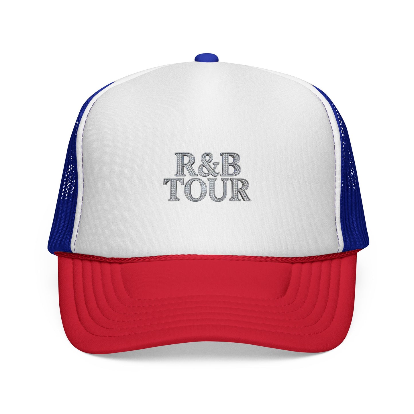 R&B Tour Trucker Hat — Vintage Embroidered Music Cap