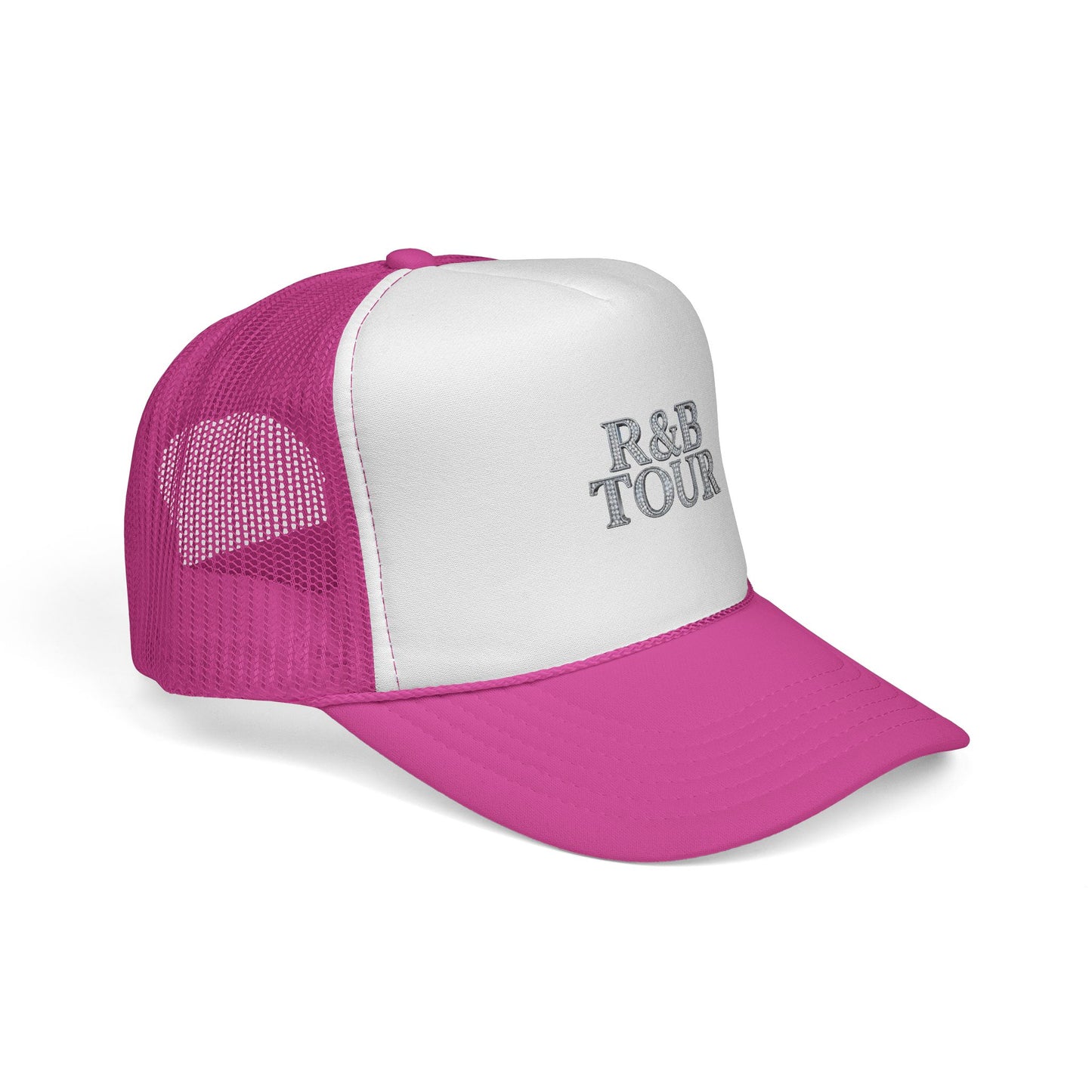 R&B Tour Trucker Hat — Vintage Embroidered Music Cap