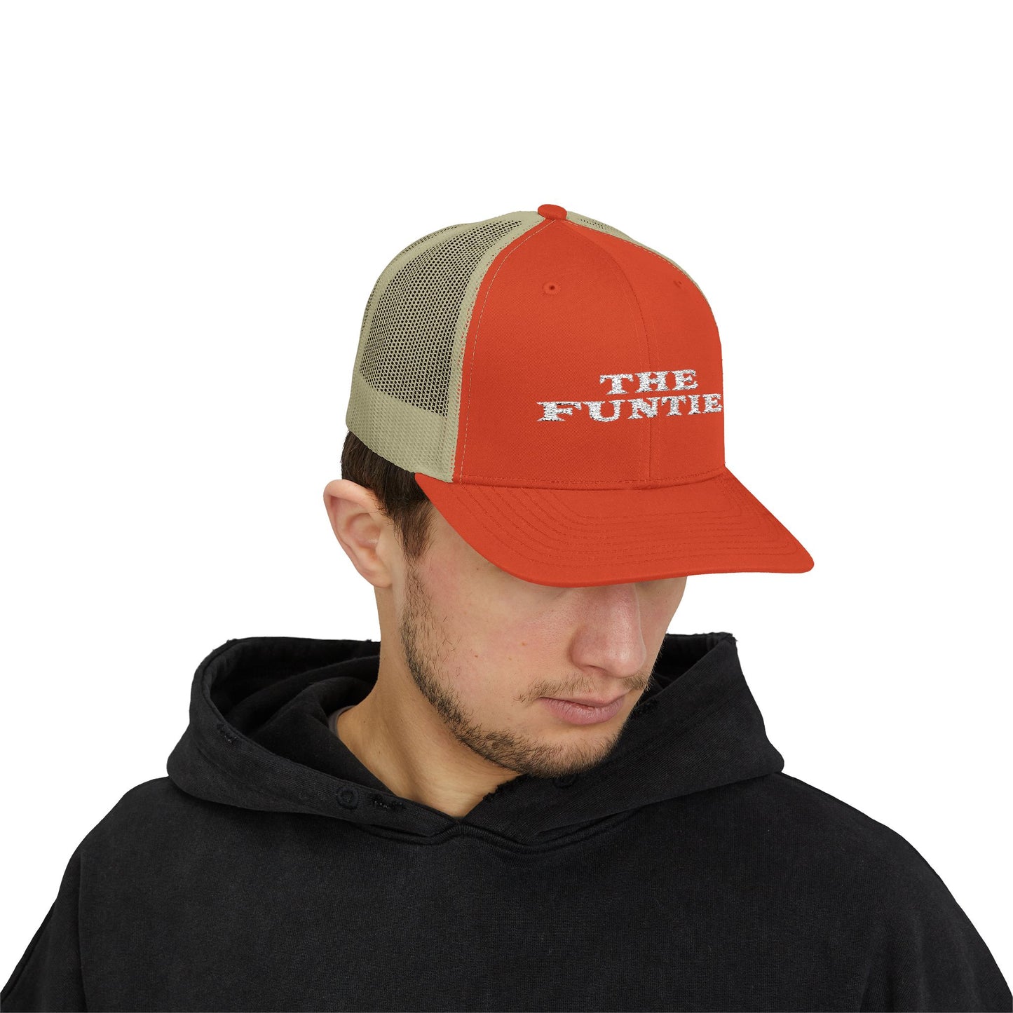 The Funtie Trucker Cap — Retro Embroidered Snapback Hat