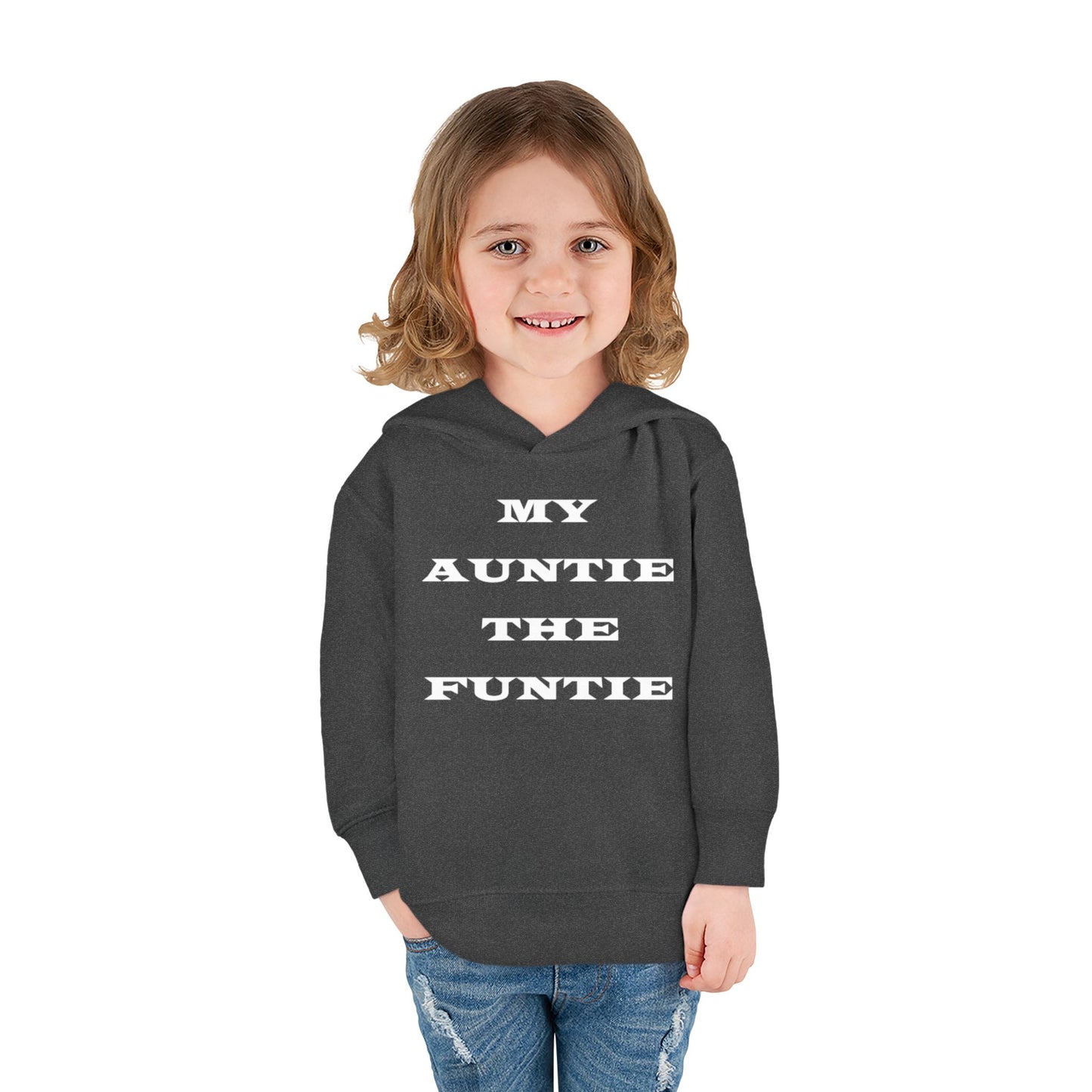 Toddler Hoodie — "My Auntie the Funtie" Cute Kids Pullover