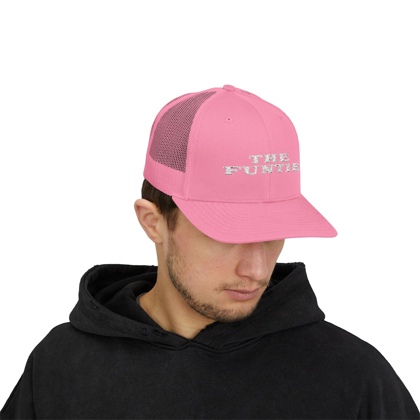 The Funtie Trucker Cap — Retro Embroidered Snapback Hat