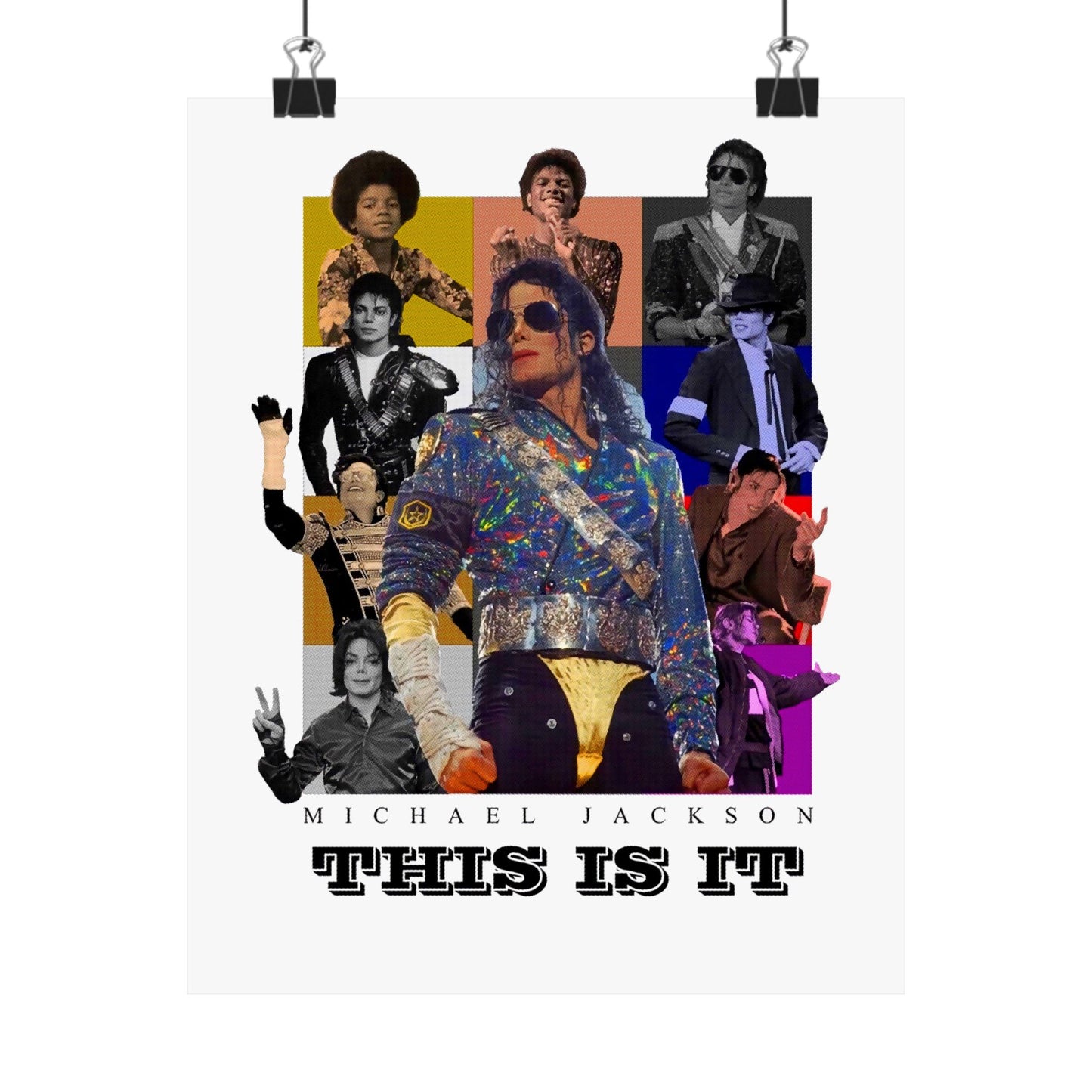Matte Poster — "This Is It" Retro Pop Collage