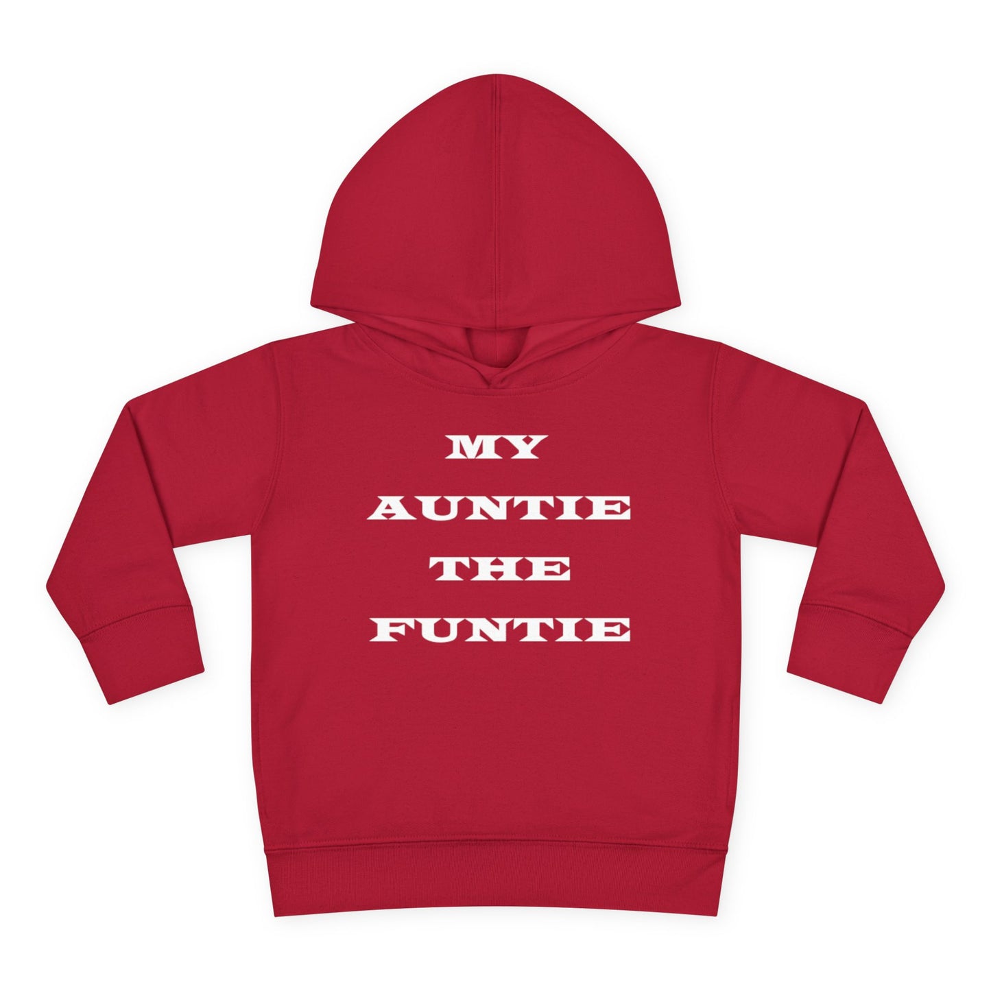 Toddler Hoodie — "My Auntie the Funtie" Cute Kids Pullover