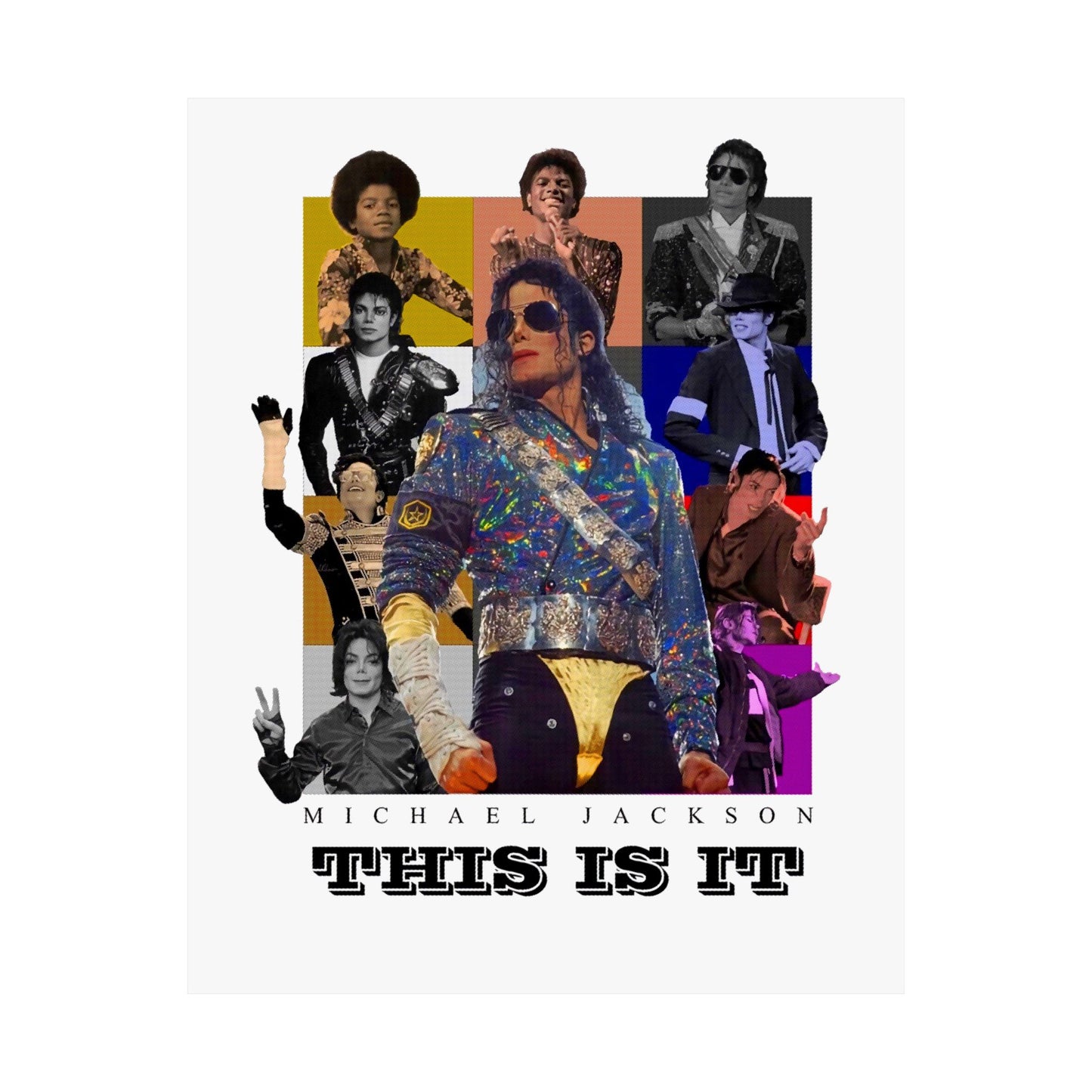 Matte Poster — "This Is It" Retro Pop Collage