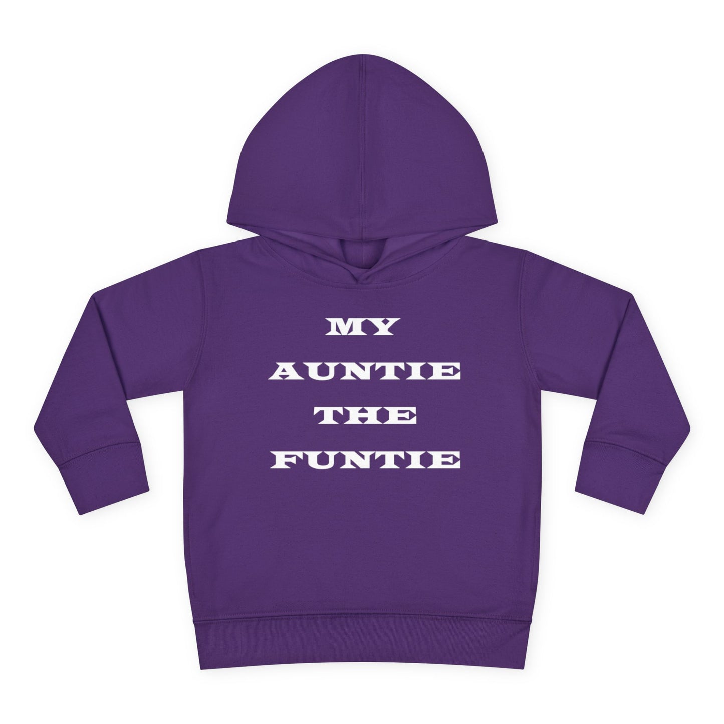 Toddler Hoodie — "My Auntie the Funtie" Cute Kids Pullover