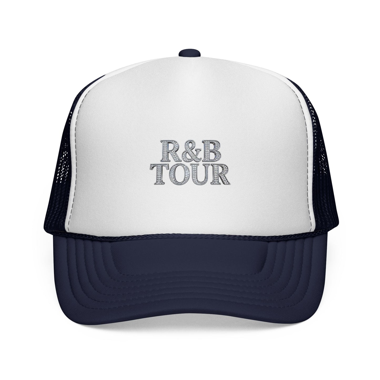 R&B Tour Trucker Hat — Vintage Embroidered Music Cap