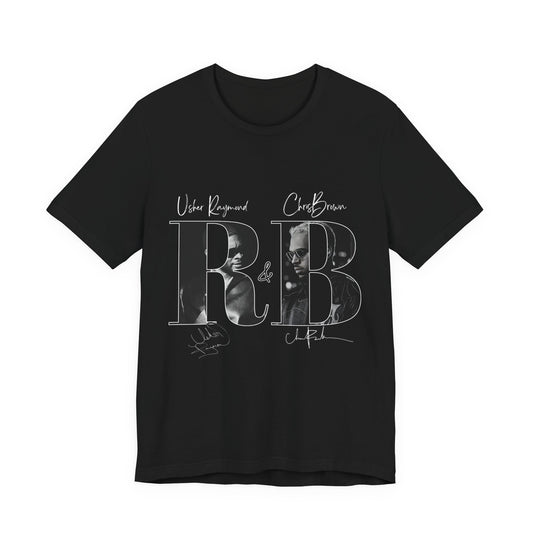 R&B Retro Photo Monogram Tee — Vintage Rhythm & Blues Short Sleeve Shirt