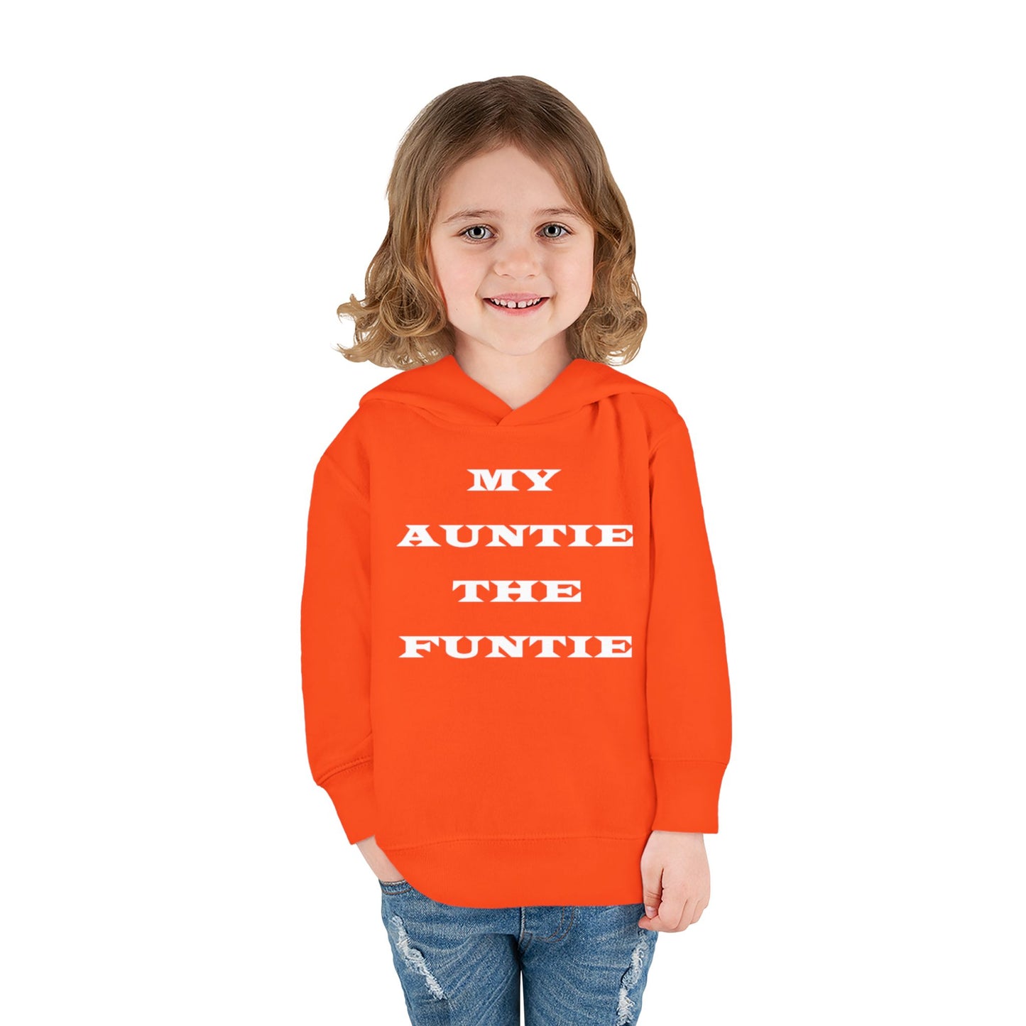 Toddler Hoodie — "My Auntie the Funtie" Cute Kids Pullover