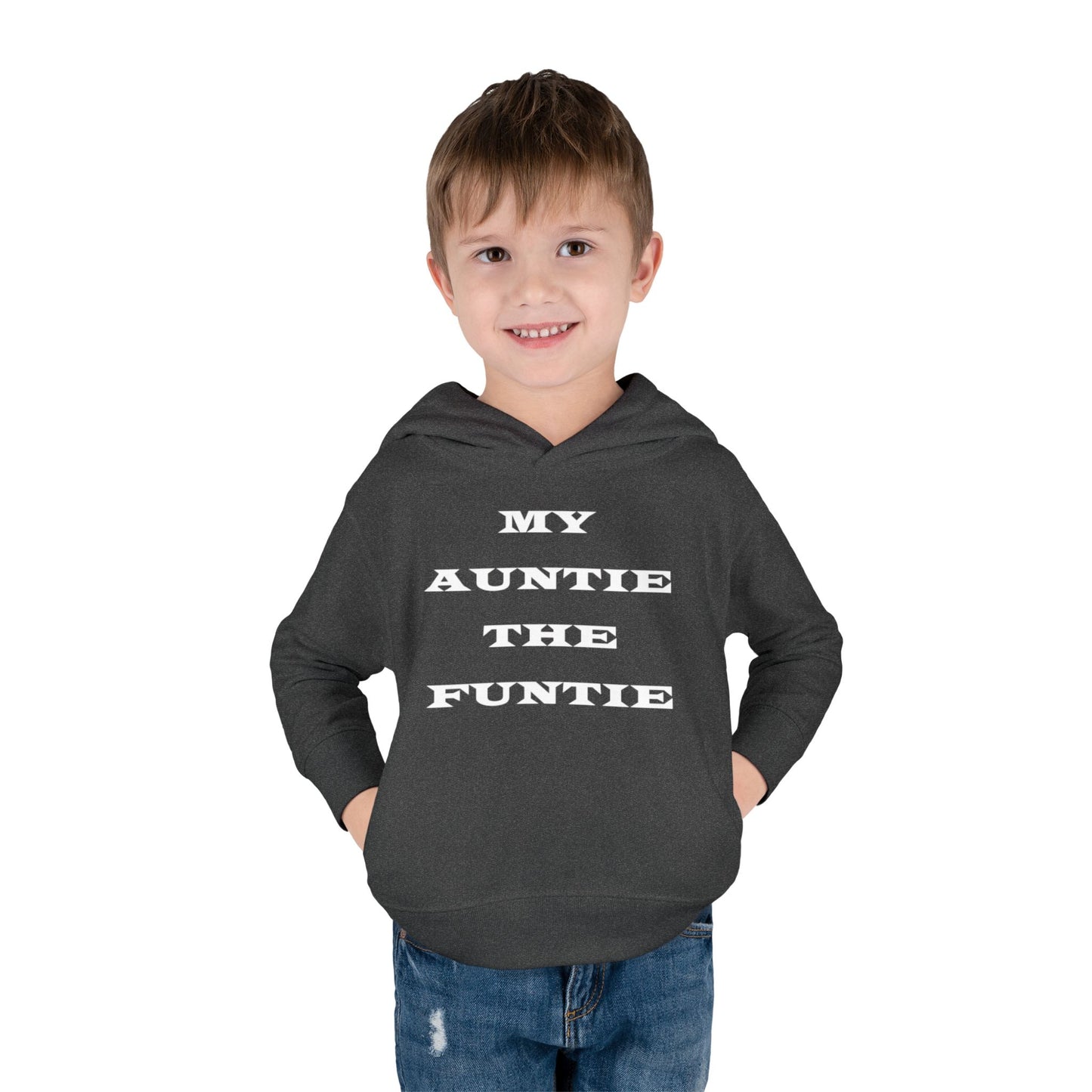 Toddler Hoodie — "My Auntie the Funtie" Cute Kids Pullover