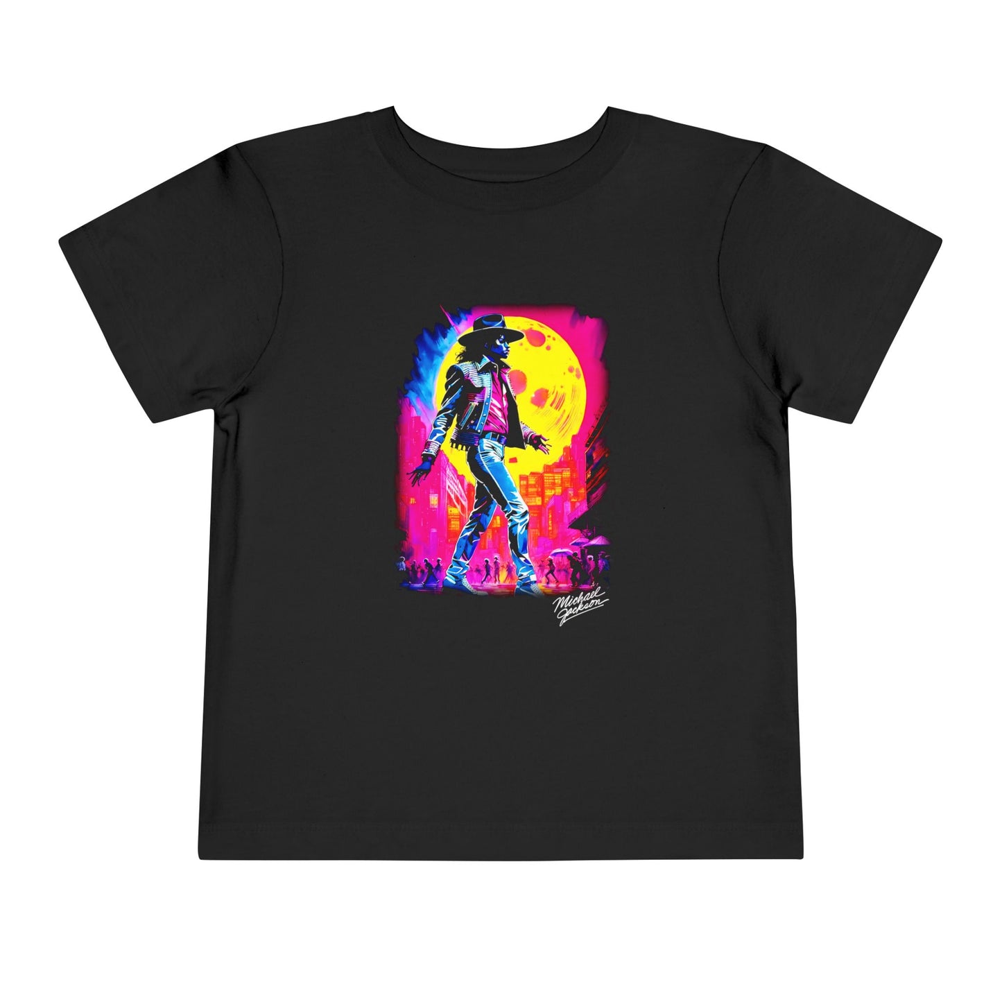 Toddler Tee - Neon Moon Michael Jackson Tribute Graphic