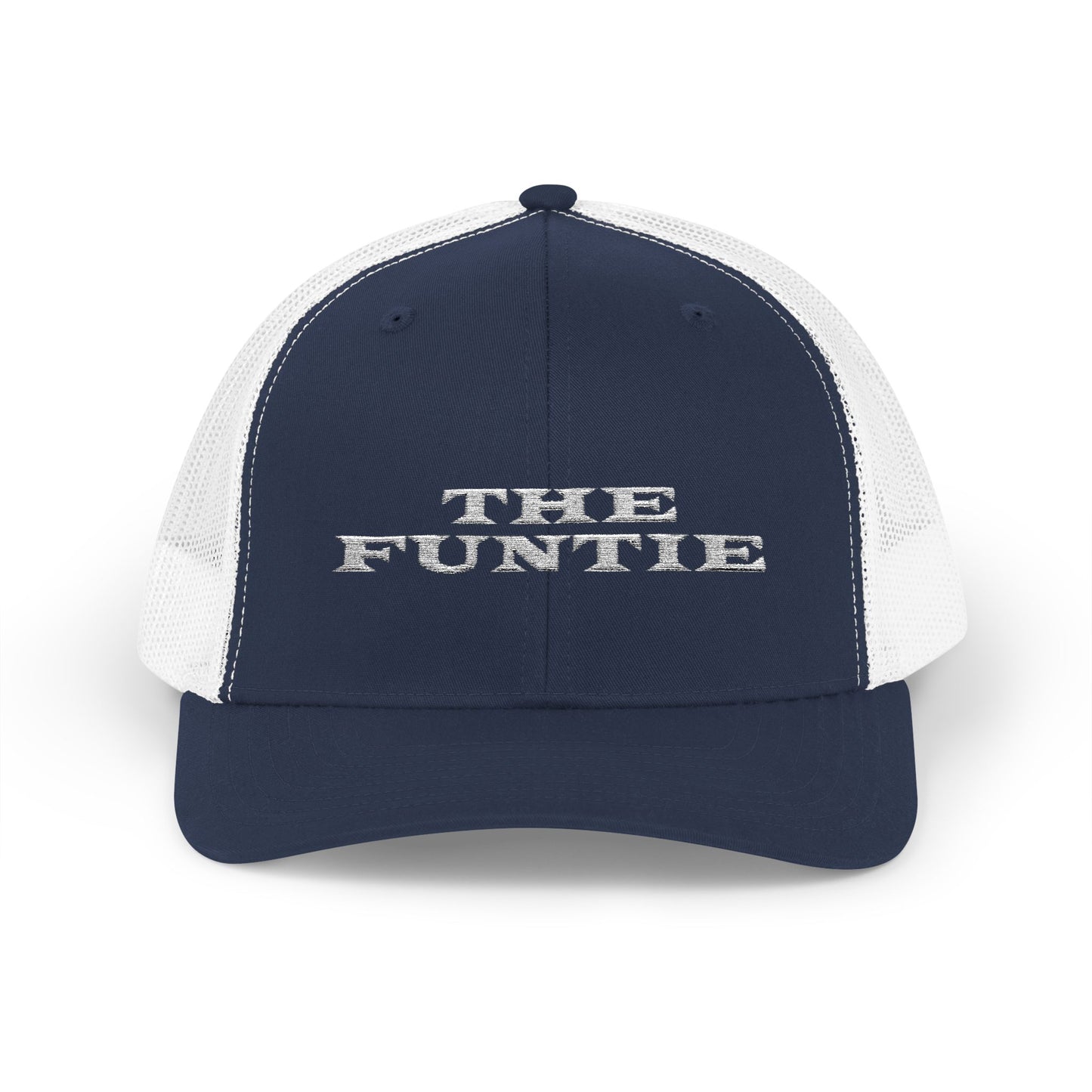 The Funtie Trucker Cap — Retro Embroidered Snapback Hat