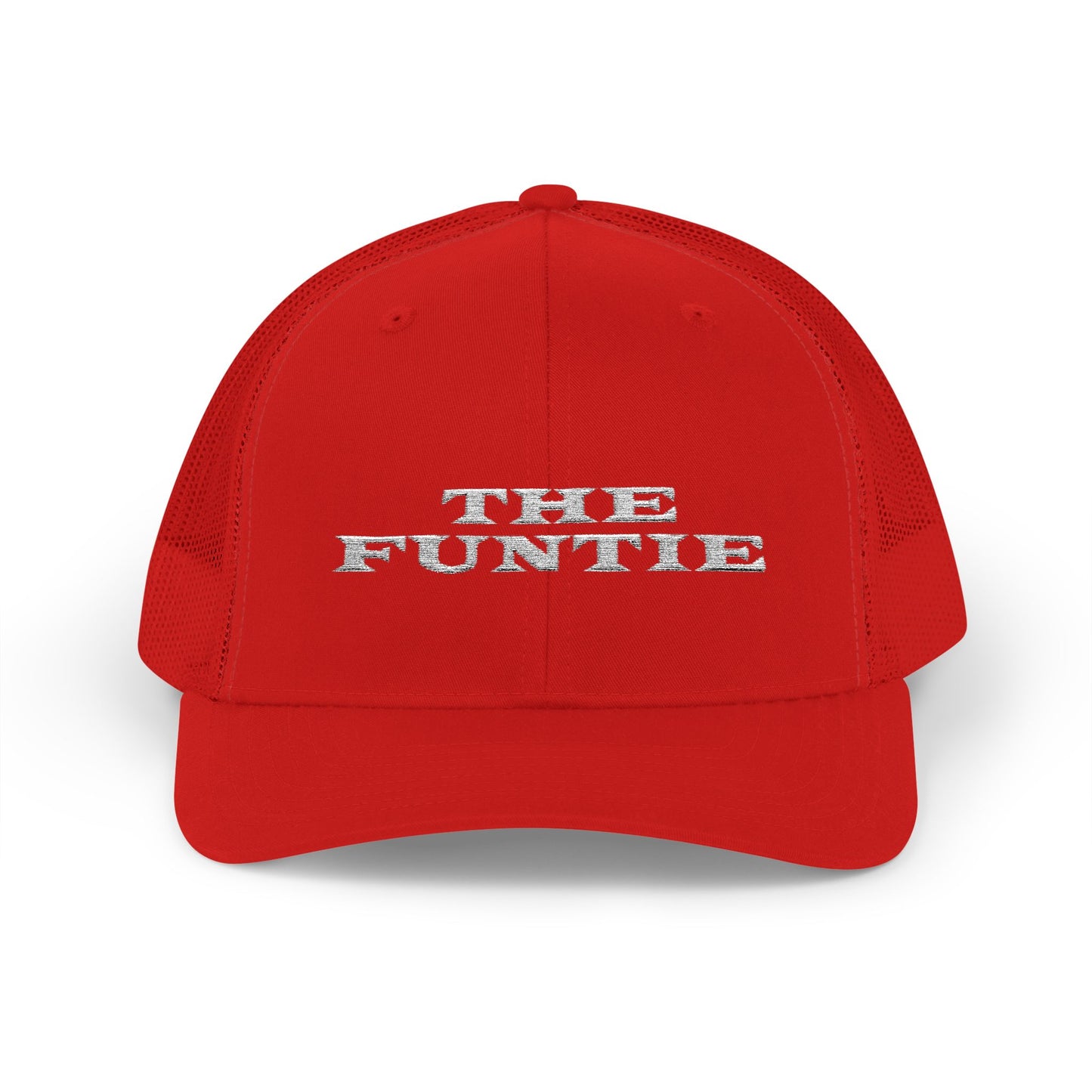 The Funtie Trucker Cap — Retro Embroidered Snapback Hat