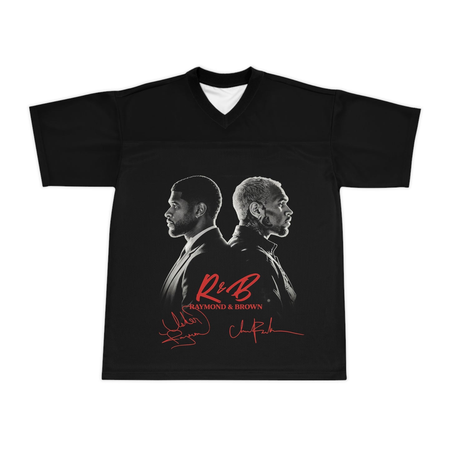 R&B Duo Portrait Football Jersey — Raymond & Brown Signature Tee