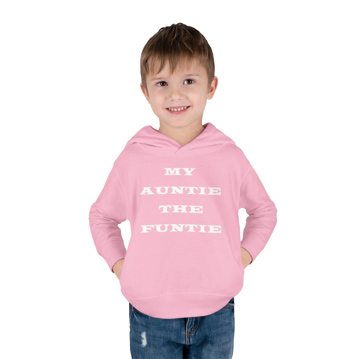 Toddler Hoodie — "My Auntie the Funtie" Cute Kids Pullover