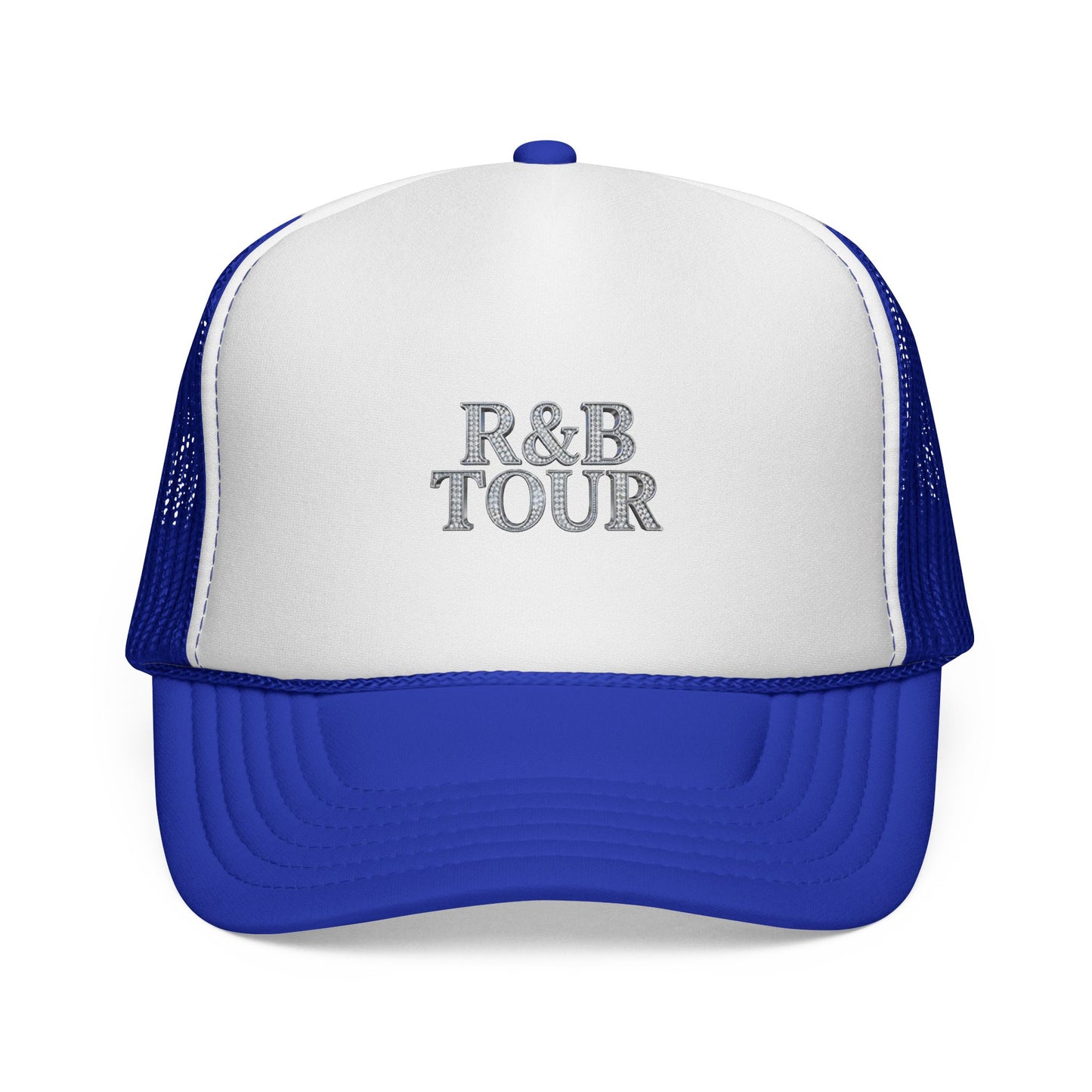 R&B Tour Trucker Hat — Vintage Embroidered Music Cap