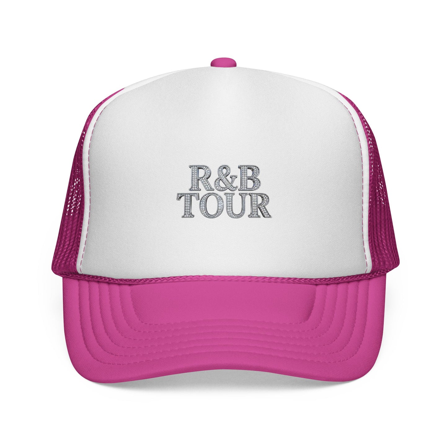 R&B Tour Trucker Hat — Vintage Embroidered Music Cap