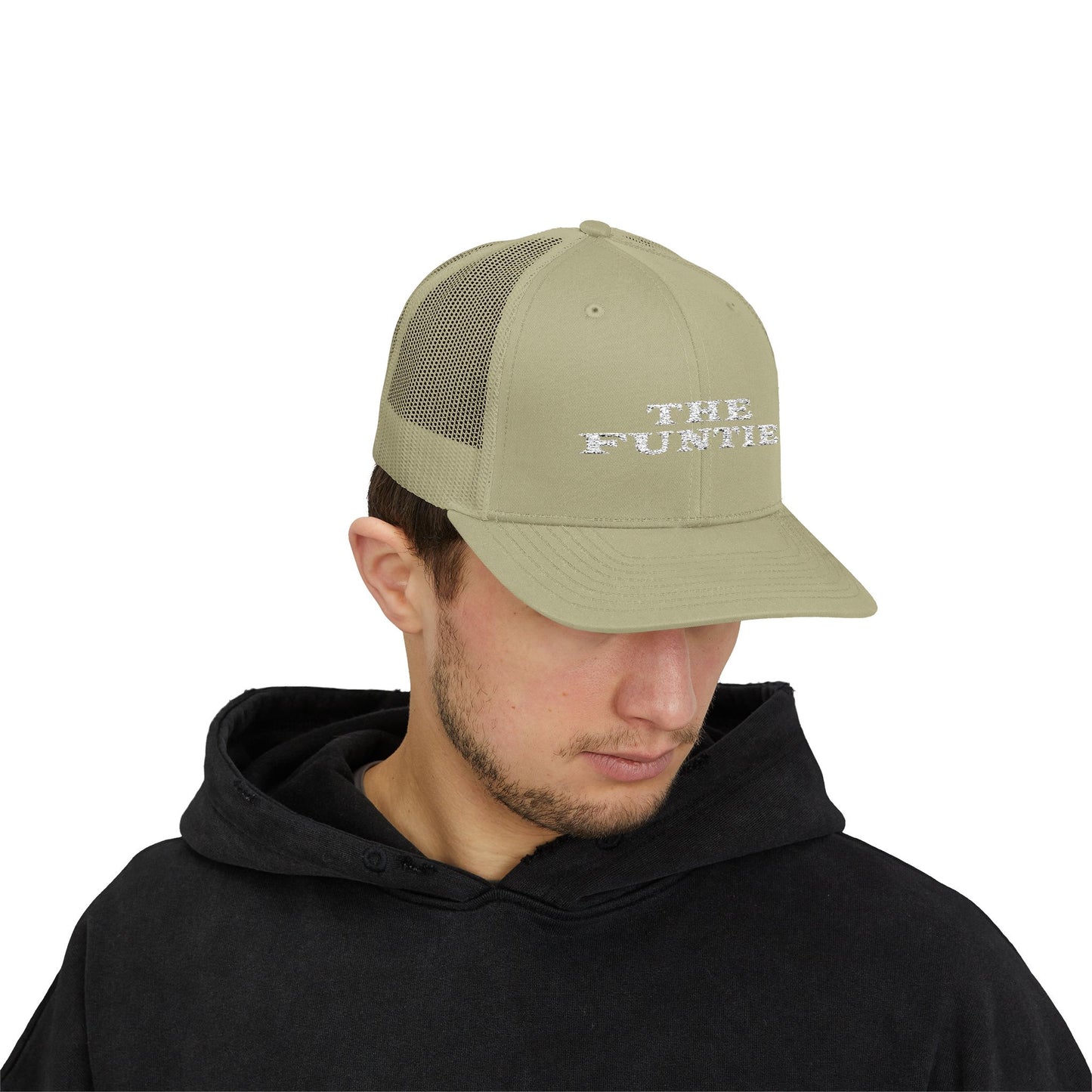 The Funtie Trucker Cap — Retro Embroidered Snapback Hat