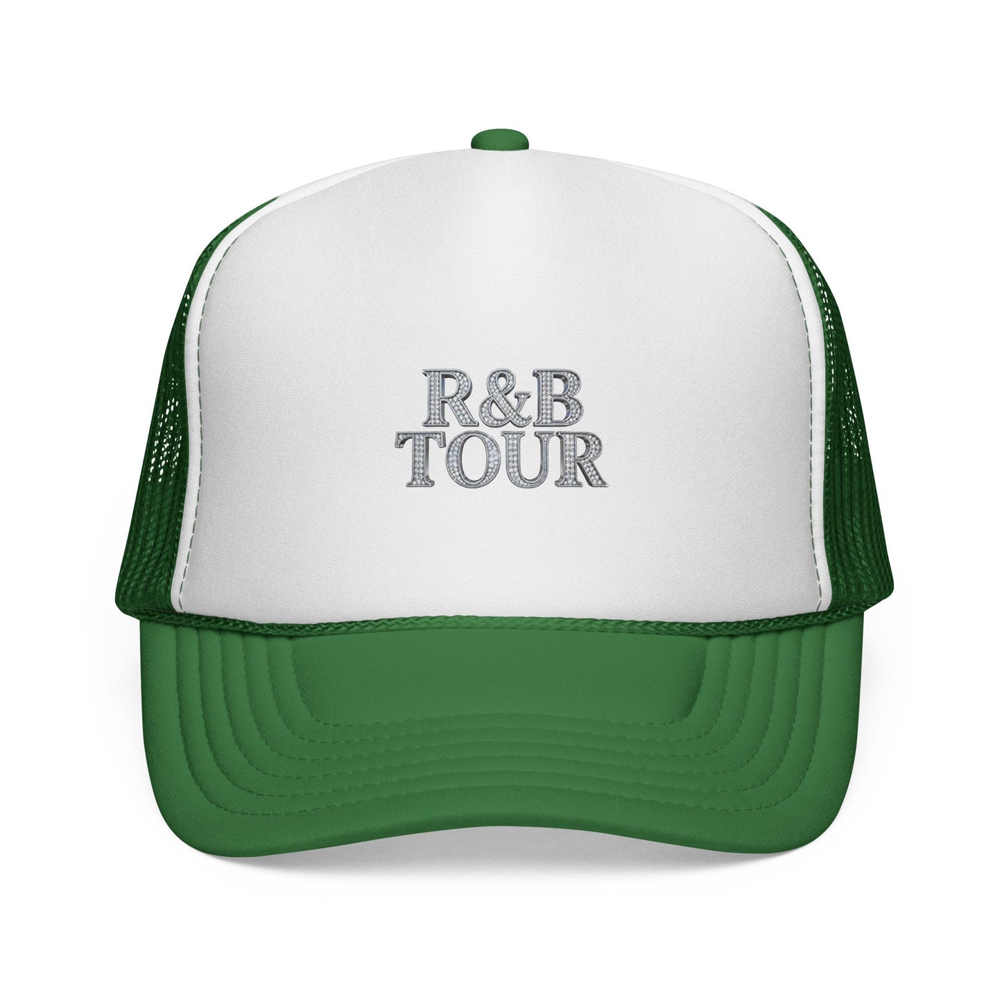 R&B Tour Trucker Hat — Vintage Embroidered Music Cap