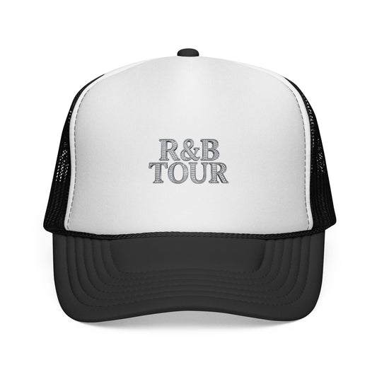 R&B Tour Trucker Hat — Vintage Embroidered Music Cap