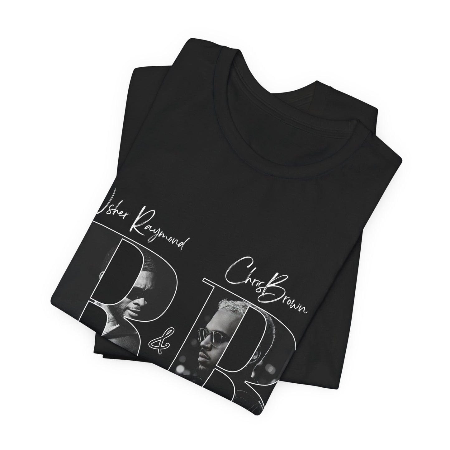 R&B Retro Photo Monogram Tee — Vintage Rhythm & Blues Short Sleeve Shirt