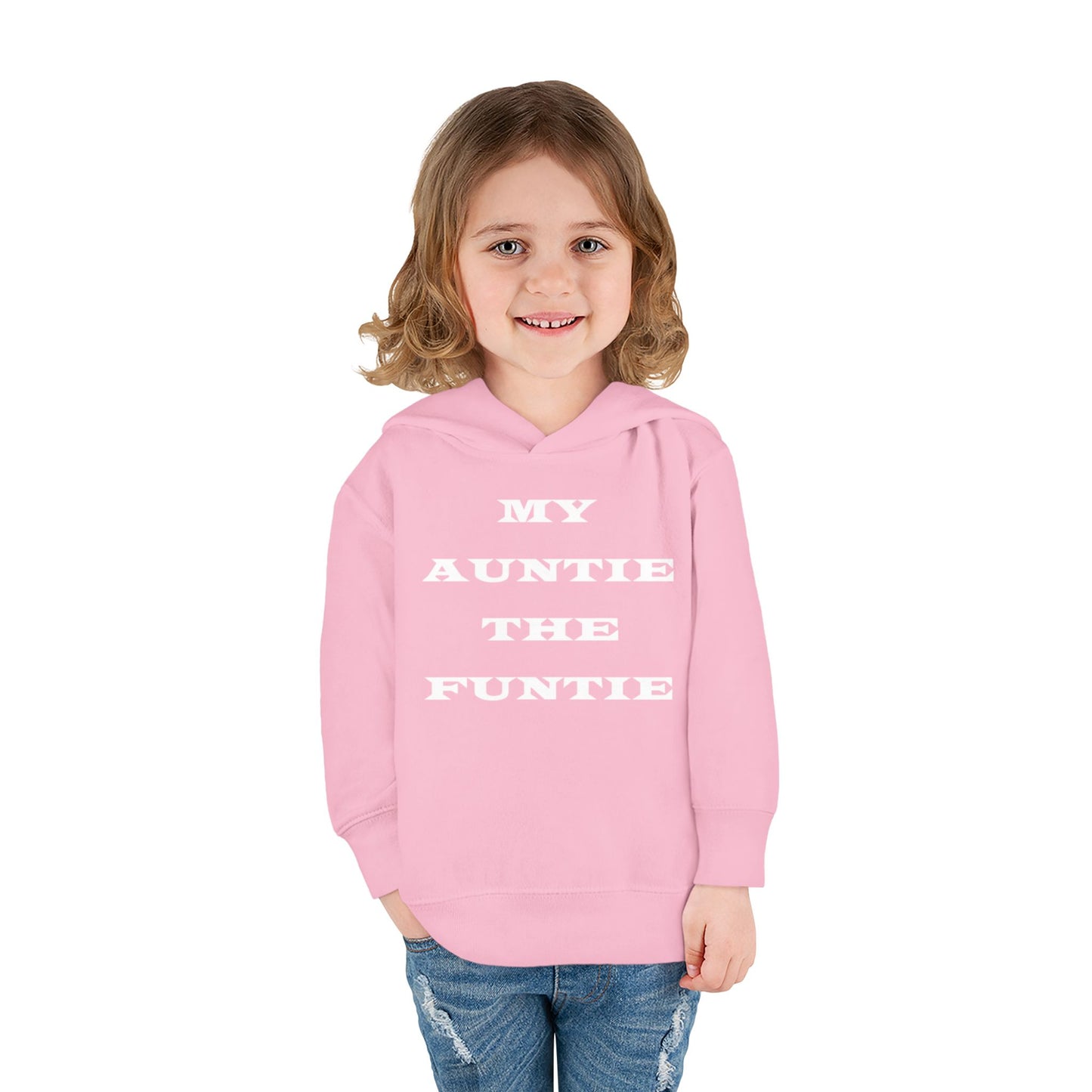 Toddler Hoodie — "My Auntie the Funtie" Cute Kids Pullover