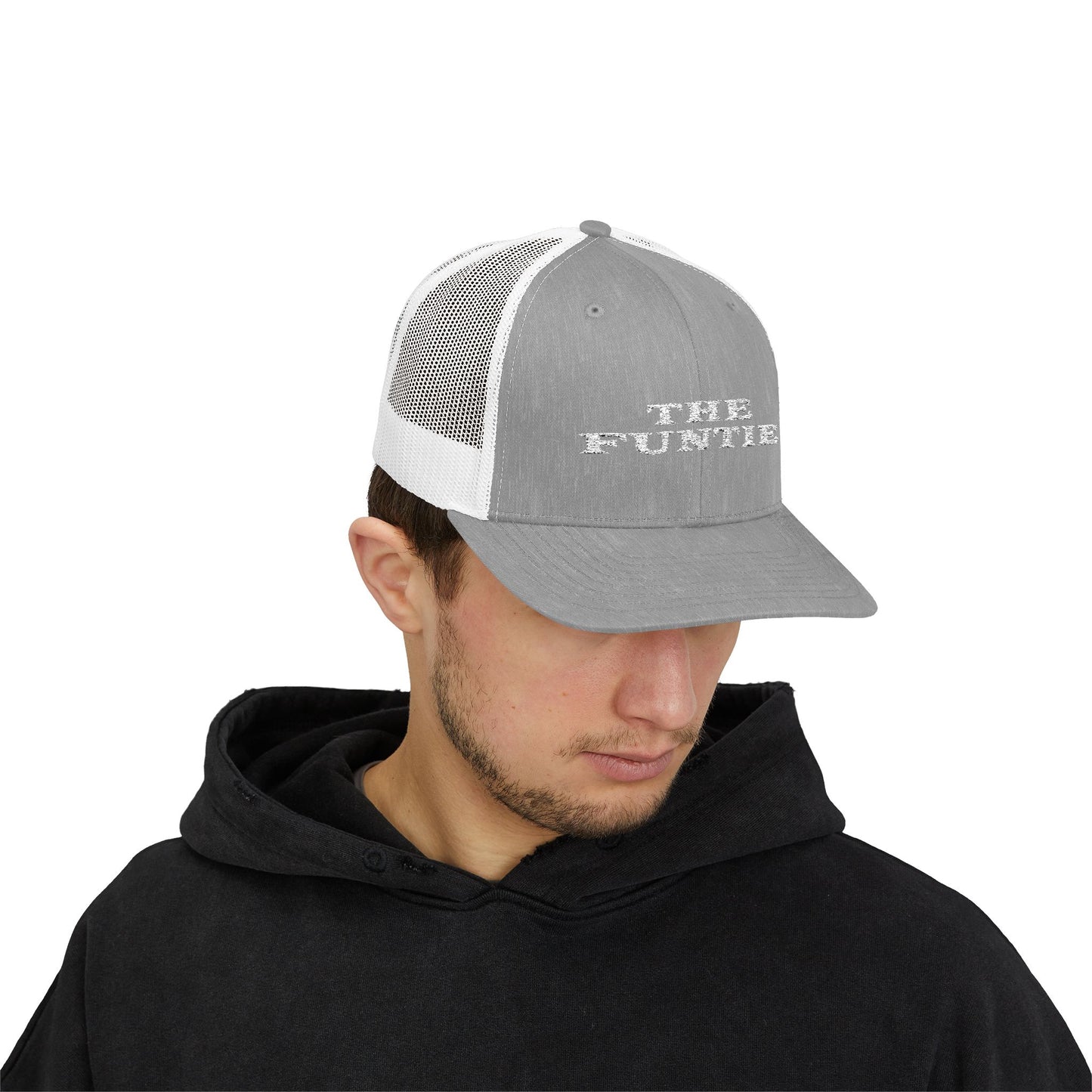 The Funtie Trucker Cap — Retro Embroidered Snapback Hat