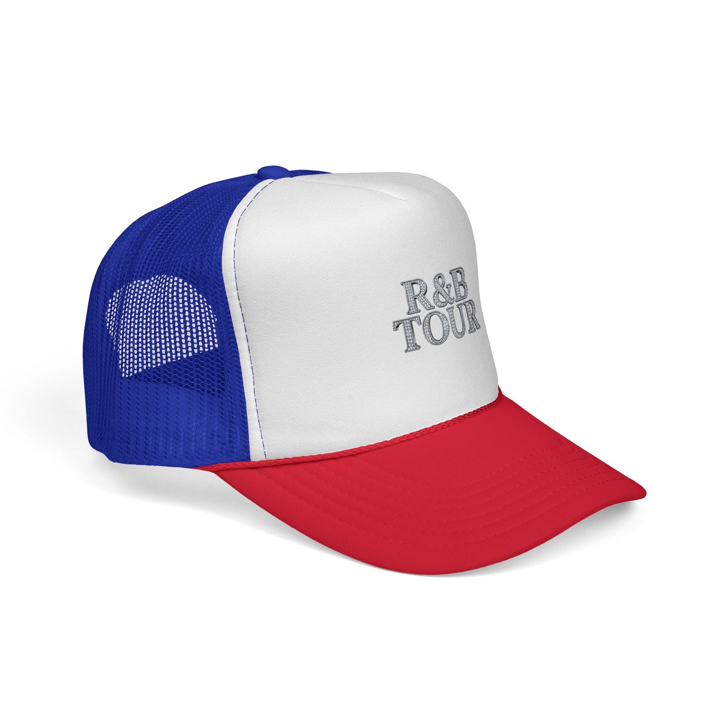 R&B Tour Trucker Hat — Vintage Embroidered Music Cap