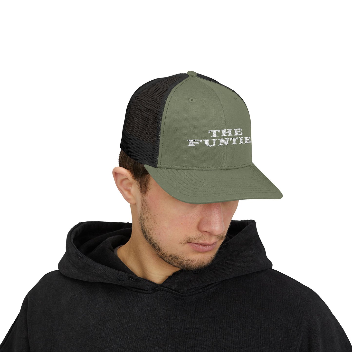 The Funtie Trucker Cap — Retro Embroidered Snapback Hat