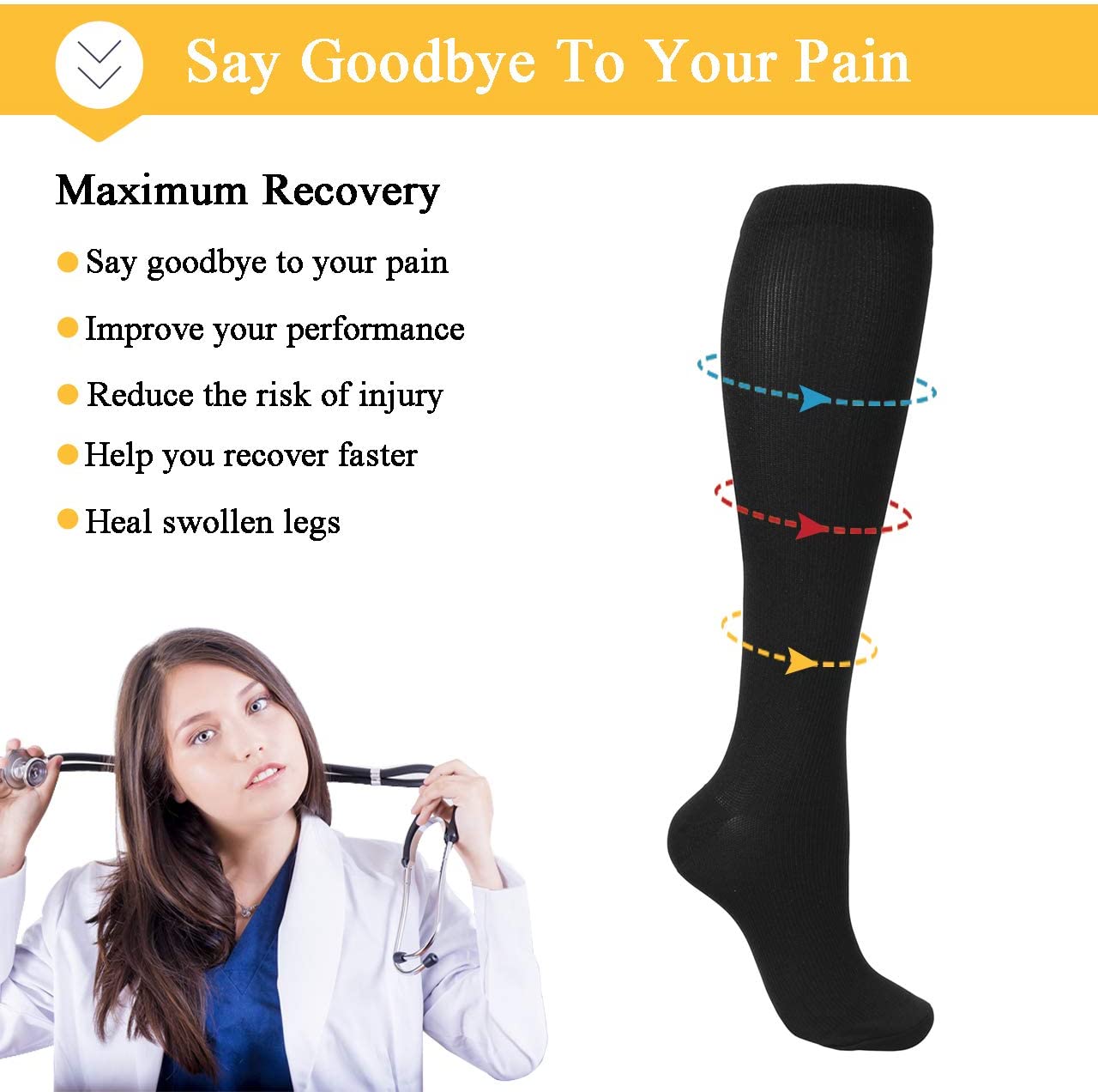 Come Get Compressed Unisex Socks